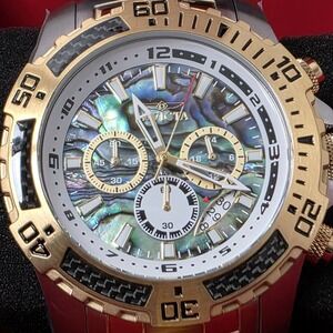 NEW Invicta Pro Diver SCUBA Men's Watch w/ Abalone Dial 51mm (25093) #0767